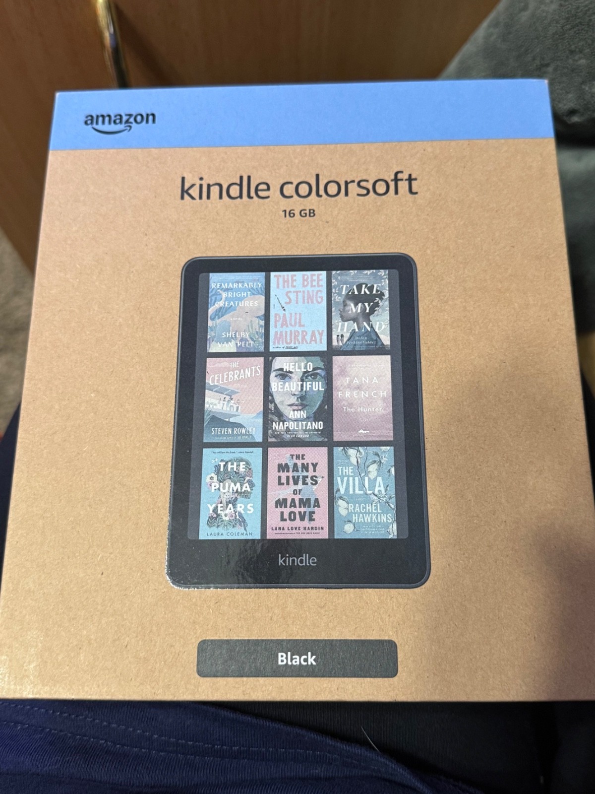 Amazon Kindle Colorsoft 16GB Black 7in Wi-Fi Color Screen Backlight