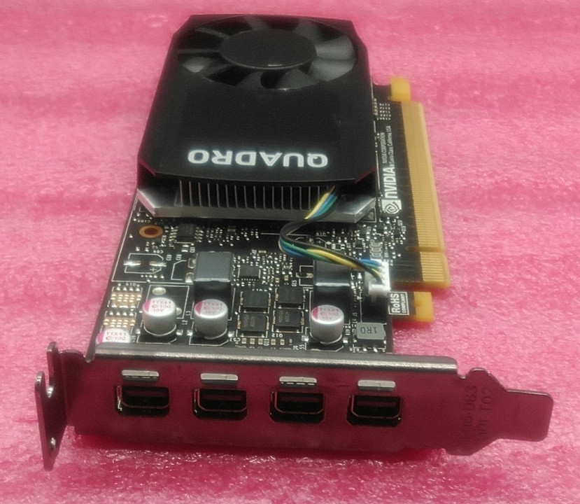NVIDIA Quadro P1000 4GB GDDR5 PCIe Graphics Card 4x Mini DisplayPort - Low Pro