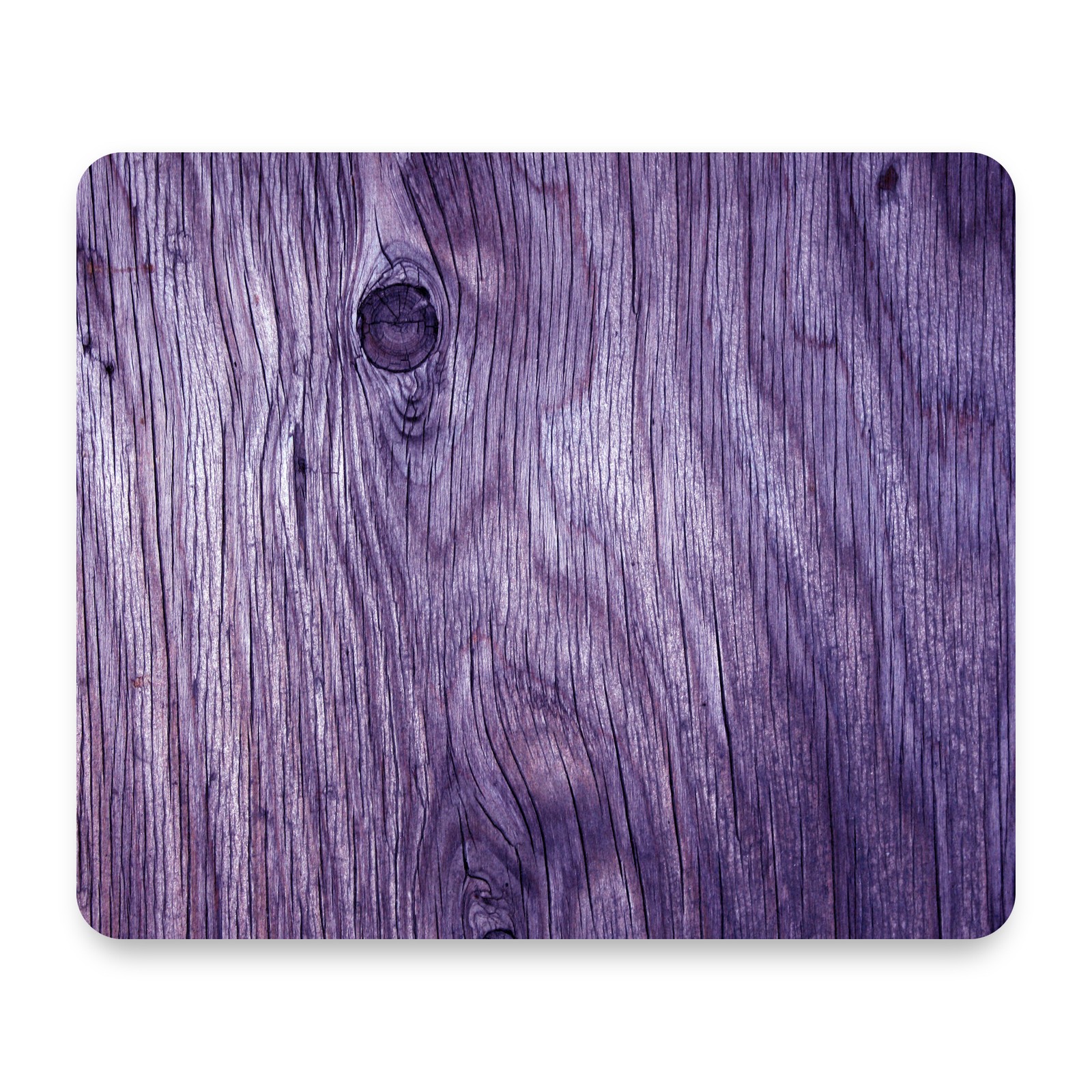 Purple Weathered Wood Grain Rustic Distressed Timber Panel Mouse Pad 9.25x7.75