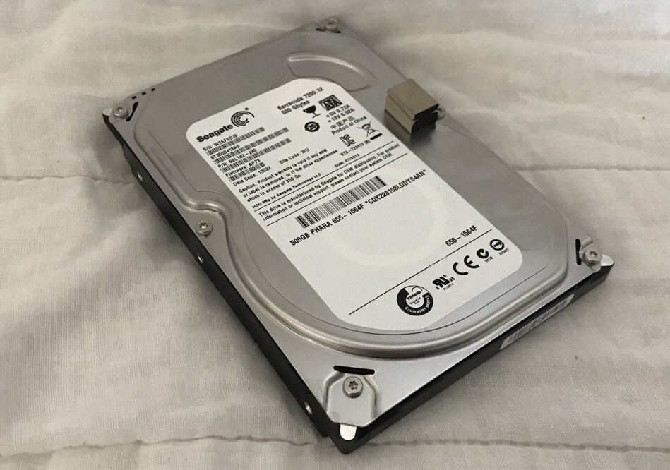 Apple Late 2009-2011 iMac 500GB 7200 RPM Hard Drive With MacOS 10.13 High Sierra