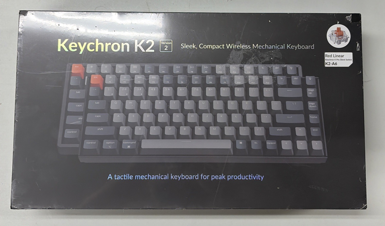 Keychron K2 75% Layout Bluetooth Wireless Mechanical Keyboard Silent K Switch