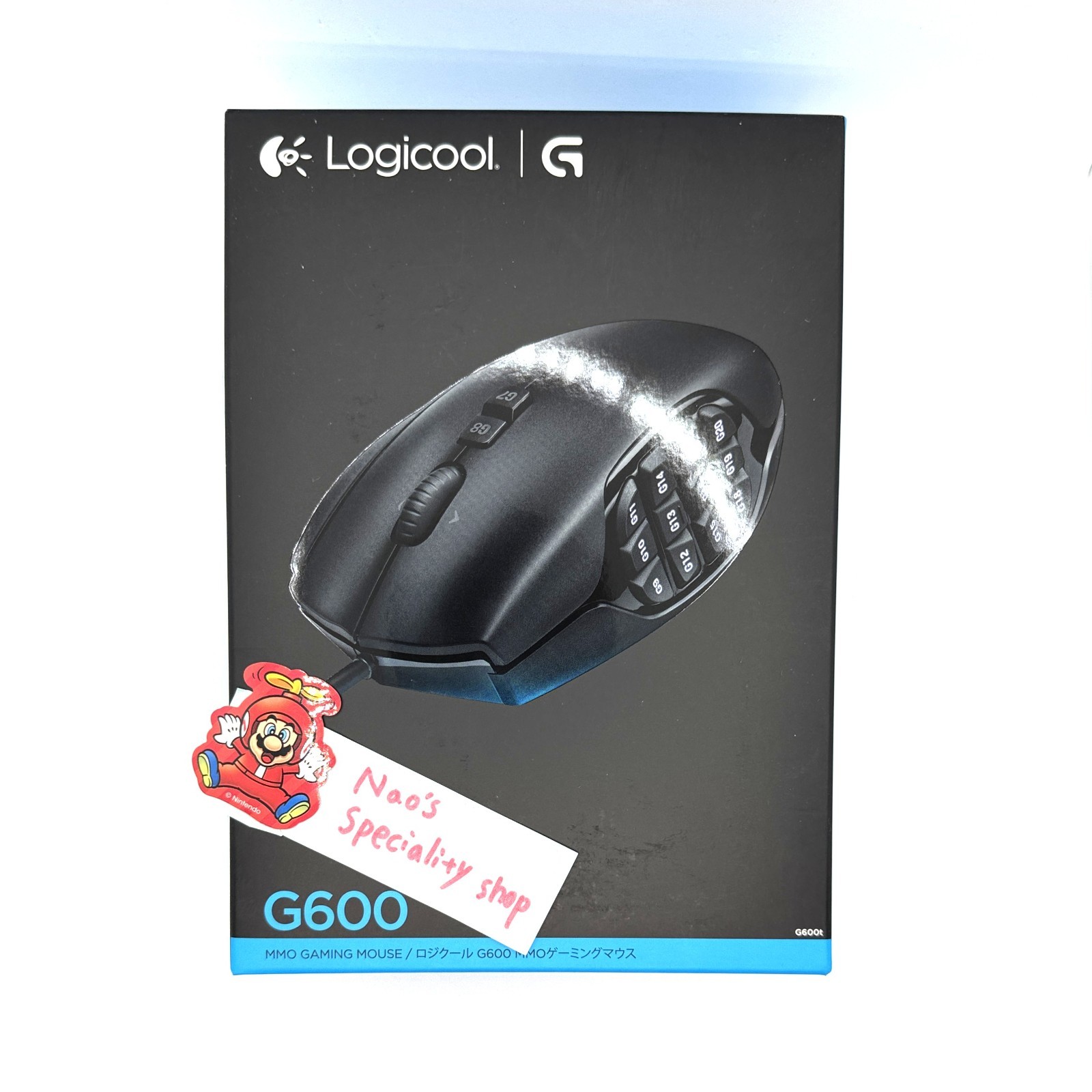 Logitech Logicool G600t MMO Gaming Mouse 20 Programmable Buttons Wired New