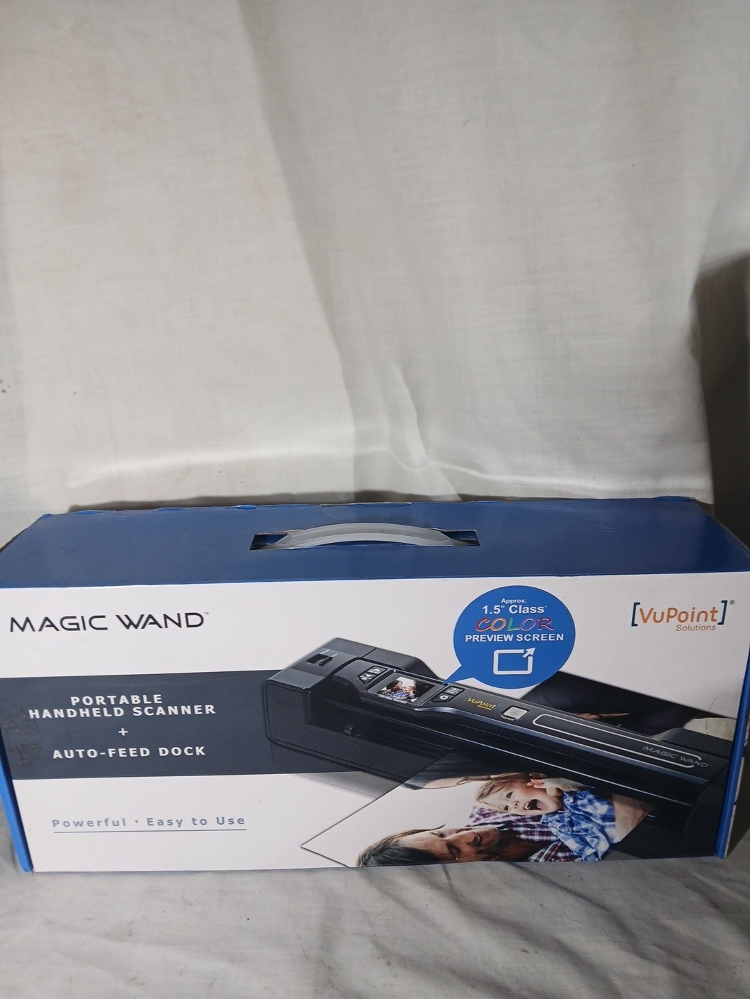 VuPoint Magic Wand Portable Handheld Scanner Auto Feed Dock PDSDK-ST470PE-VP