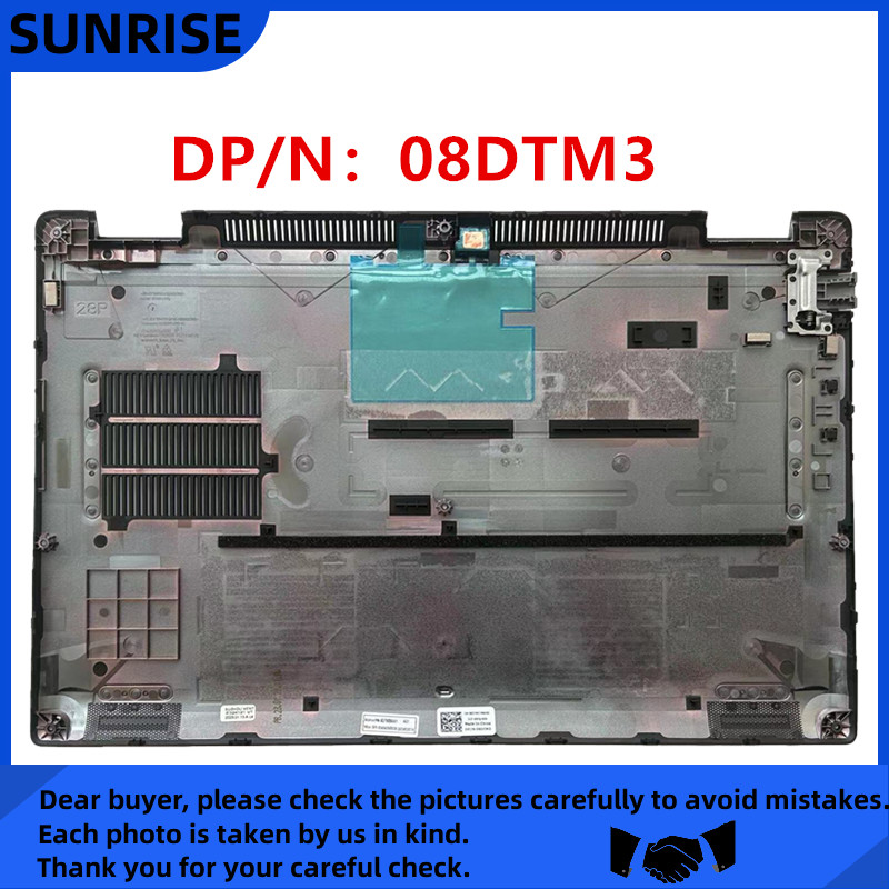 New For Dell Precision 3580 Base Cover Lower Case Bottom Case 0T26HH 08DTM3