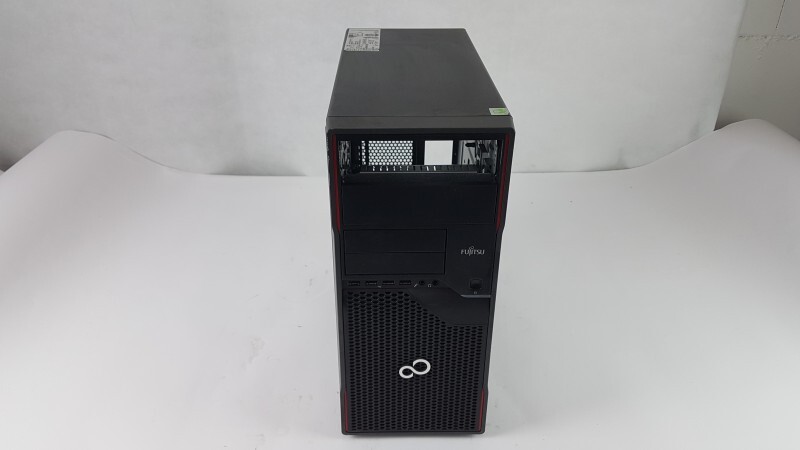 Retro Fujitsu Esprimo P720 E85+ MI5W Computer Empty Chassis Case Grey K1015