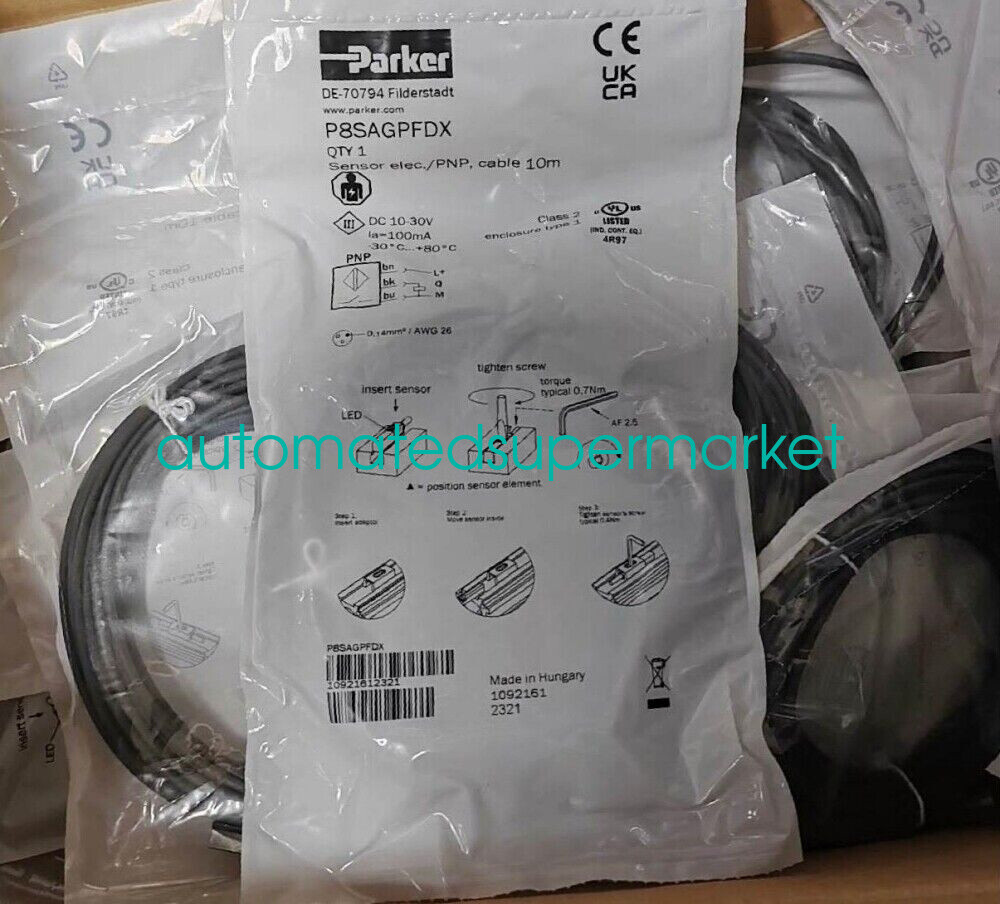 1PC NEW Parker P8SAGPFDX Sensor Shipping by DHL/FedEX