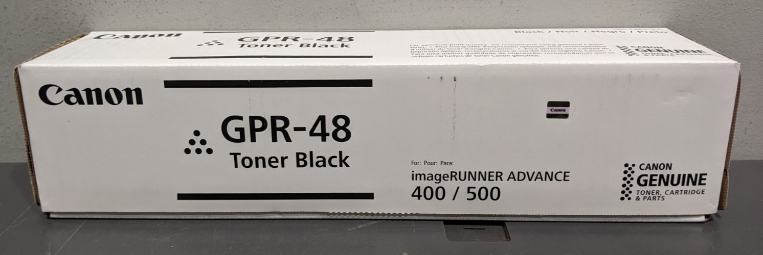 Canon Genuine Black Toner Cartridge GPR-48