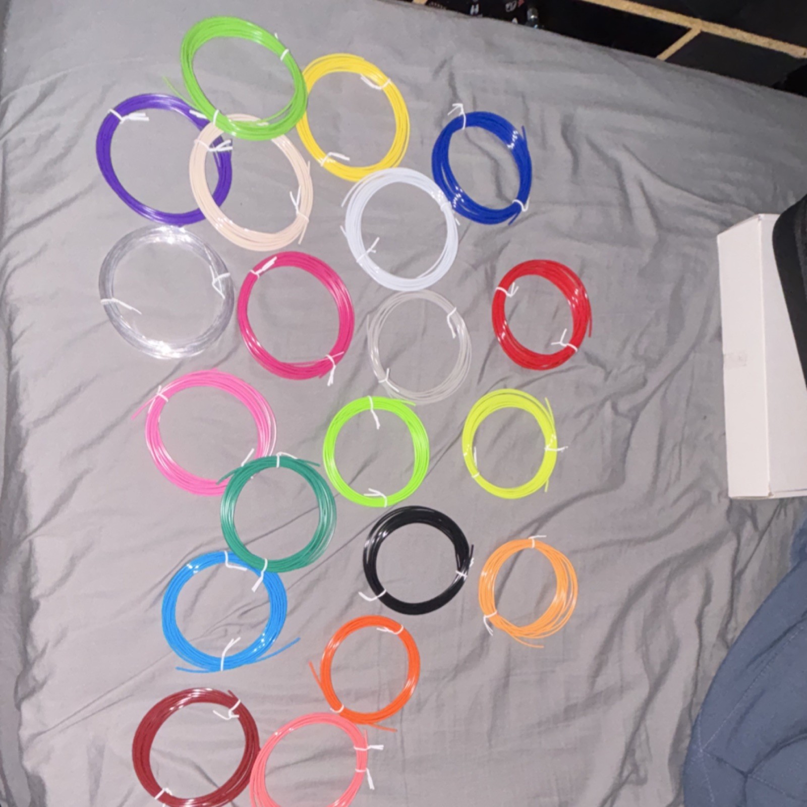 3D Pen Filament Feeding System with PLA 20 Colors and Carrying Case