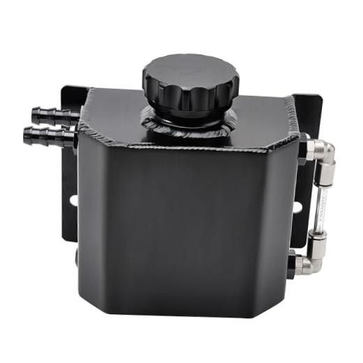 Radiator Coolant Overflow Tank Aluminum, Universal Overflow Reservoir Tank,