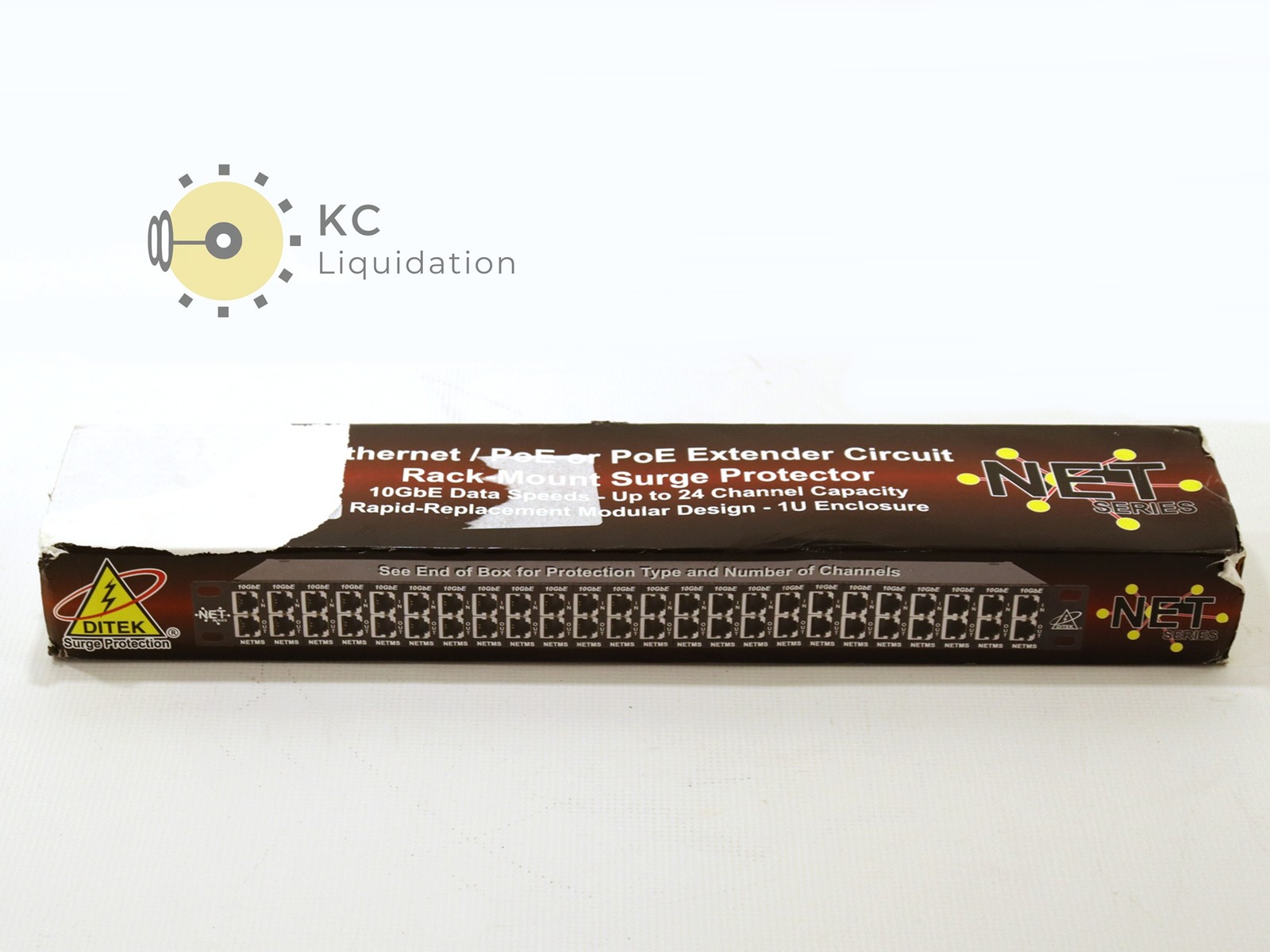 Ditek Net Series Surge Protector DTK-RM24NETS 24 Channel Ethernet/POE 10 GbE