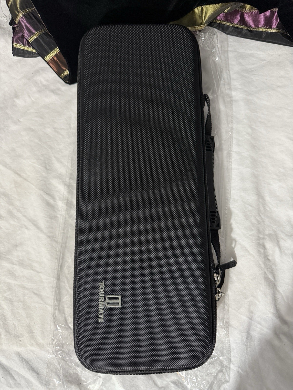 Tourmate Hard Storage Case for Pc Mechanical Wireless Keyboard Black 16”ID (B4)