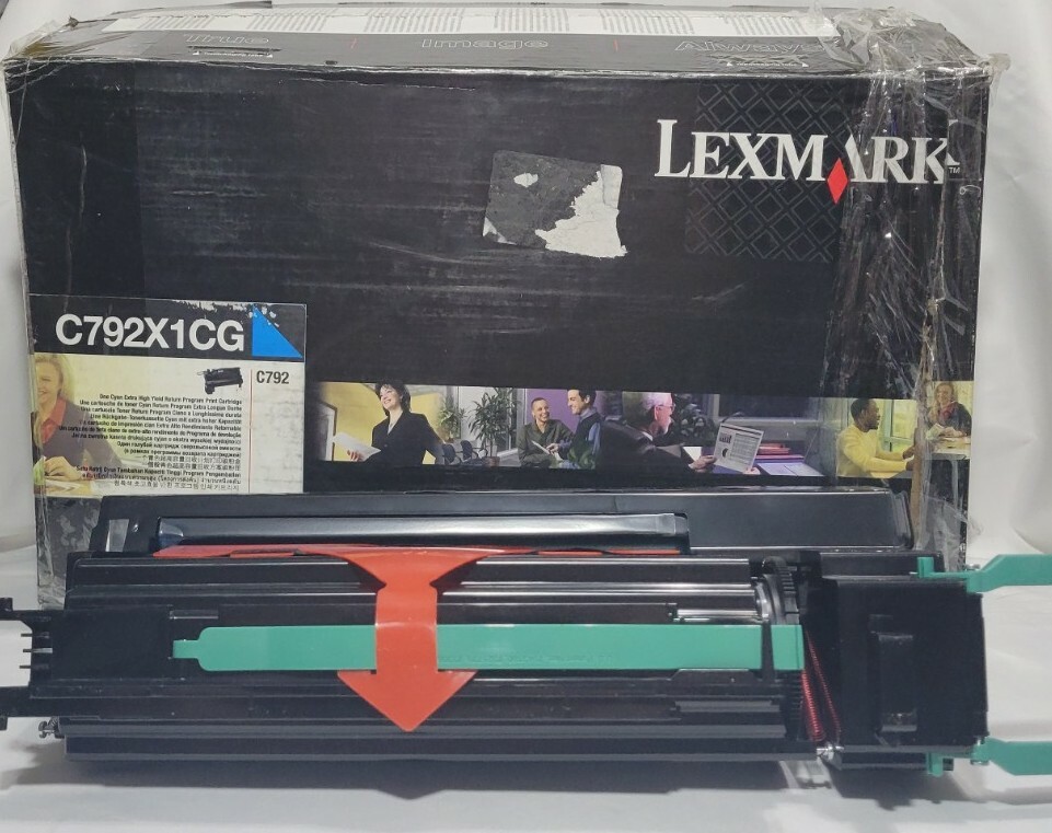 Lexmark C792X1CG Cyan Extra High-Yield Toner Genuine C792 New