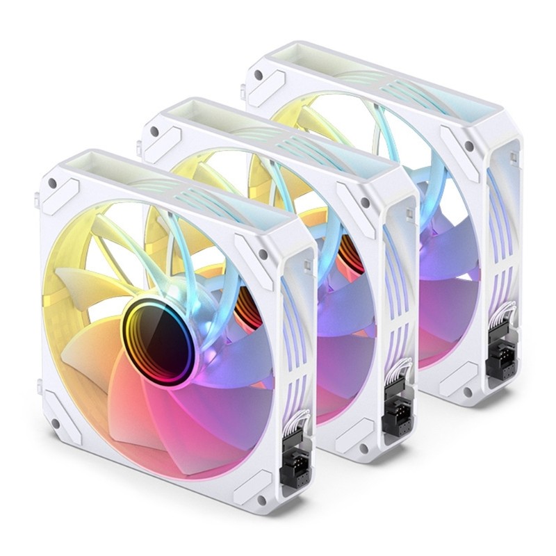 120mm Silent Control Computer Cooling ARGB Case Fans Aura Sync PWM 5V 3Pin Fan