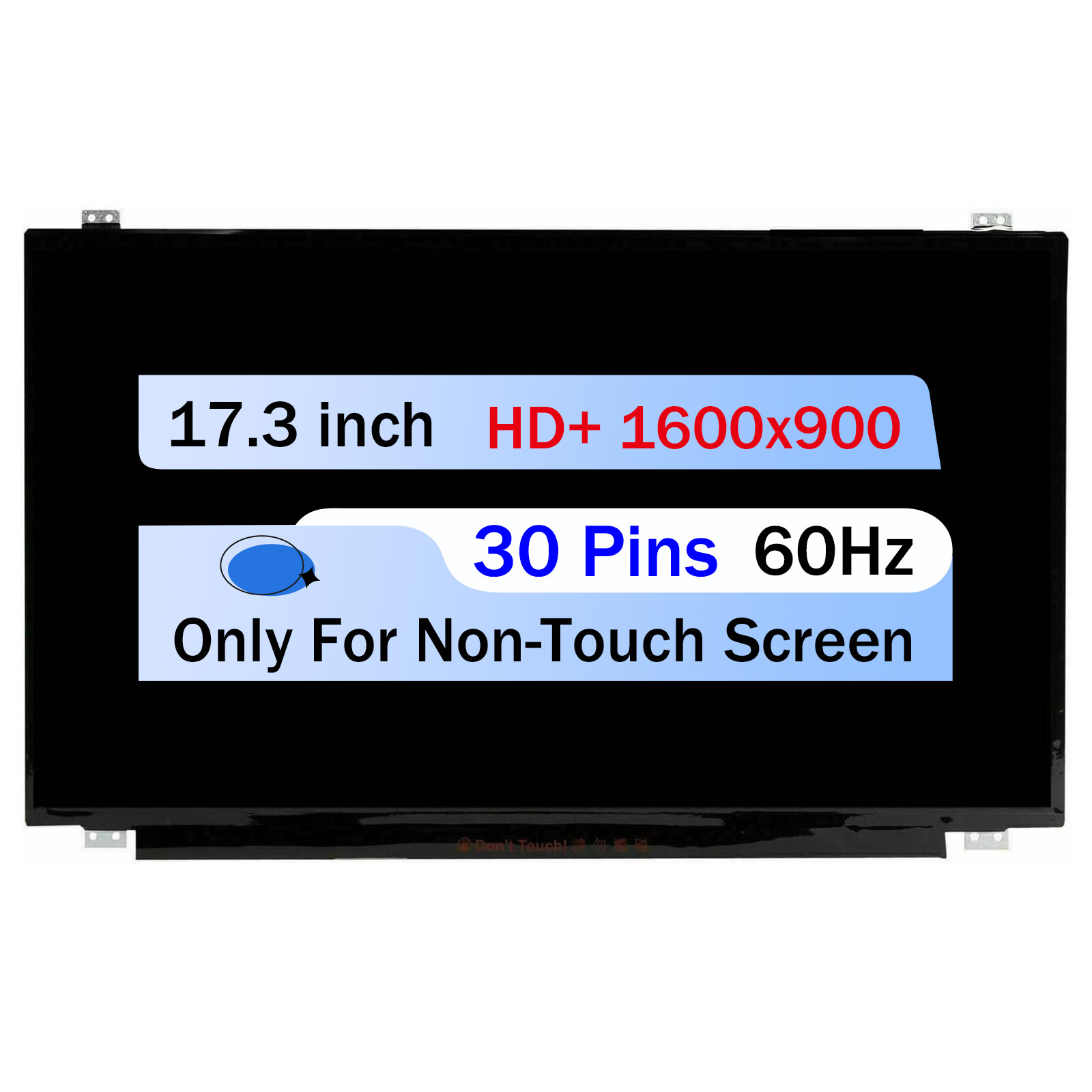 17.3" HD+ for HP 17-BS061ST 17-BS062ST LED LCD Screen Display Replacement 30 Pin