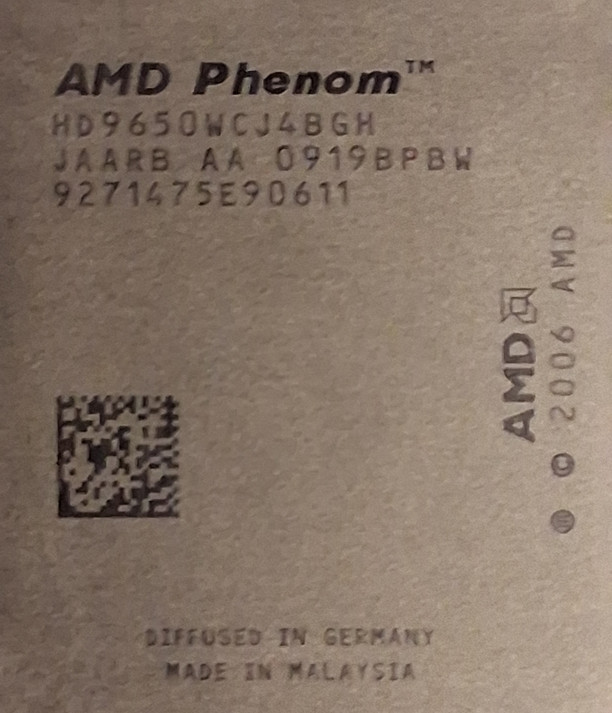 AMD Phenom CPU