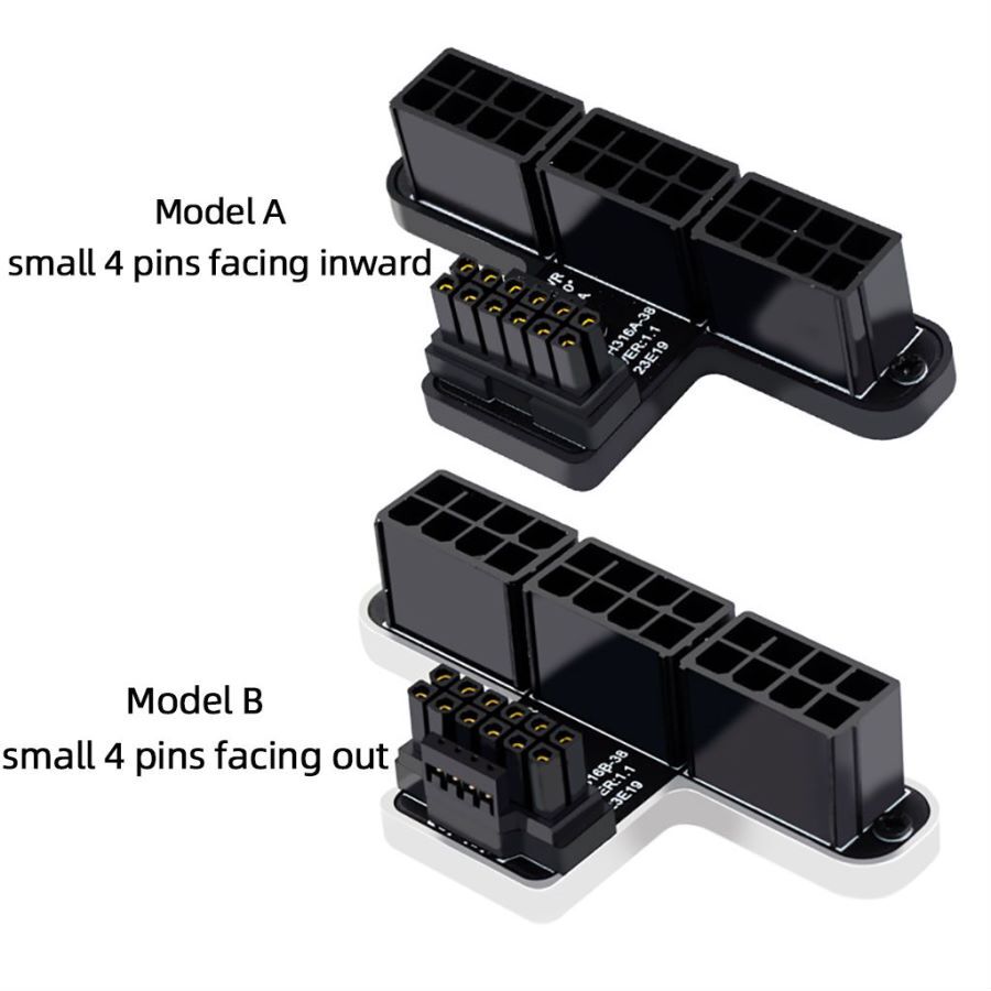 New ATX3.0 12VHPWR 12+4P 600W Power Adapter GPU Connector for PC Graphics Card