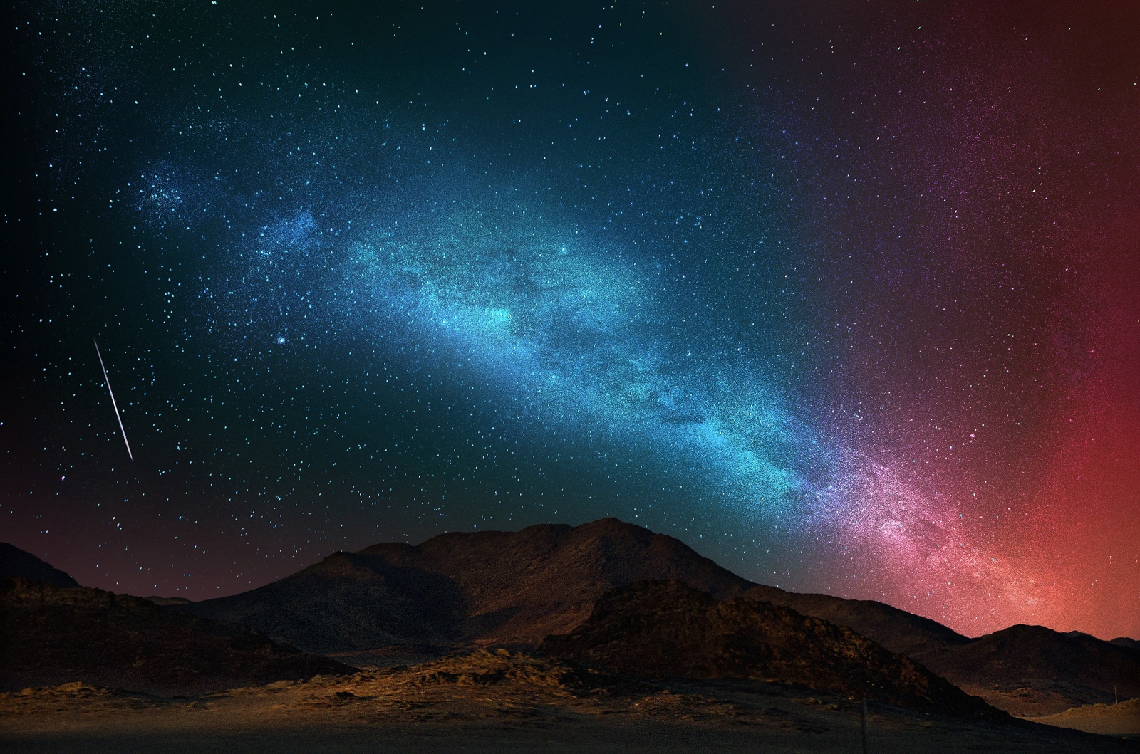 Landscape space art Custom Gaming Mat Desk