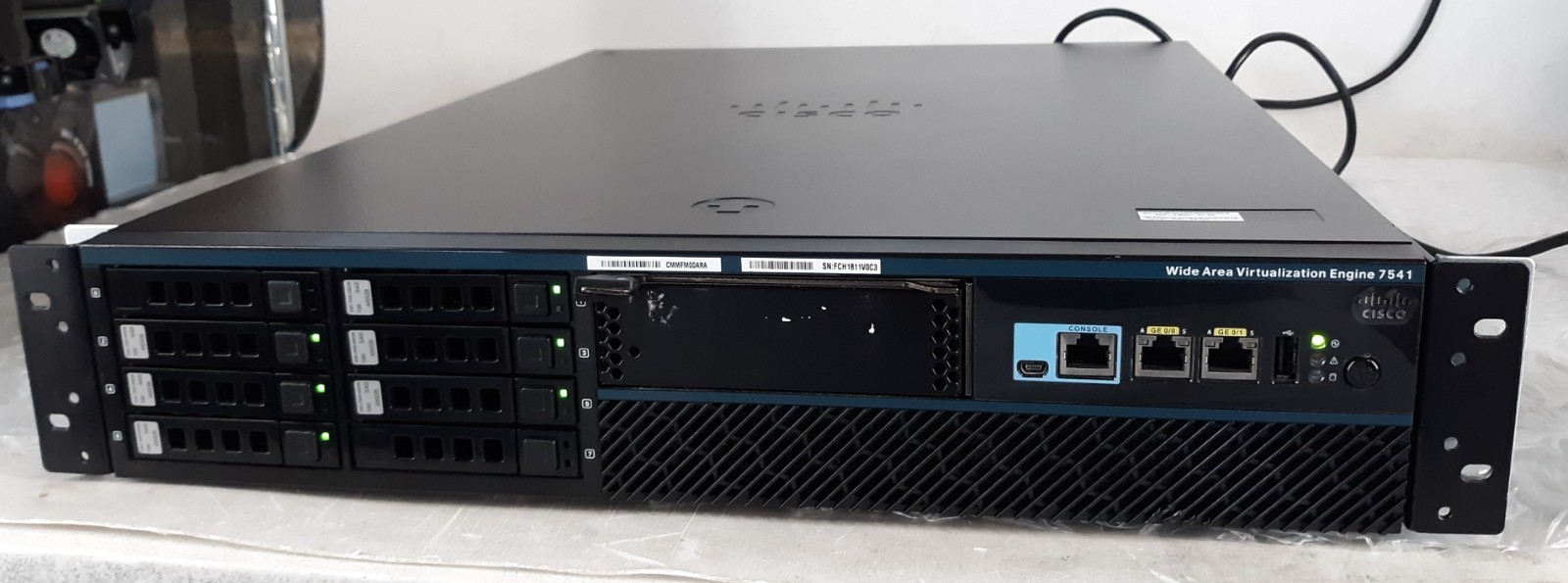 Cisco Wide Area virtualization 7541 M2 Dual 650w PSU Switch w/ 6x 300GB HDD