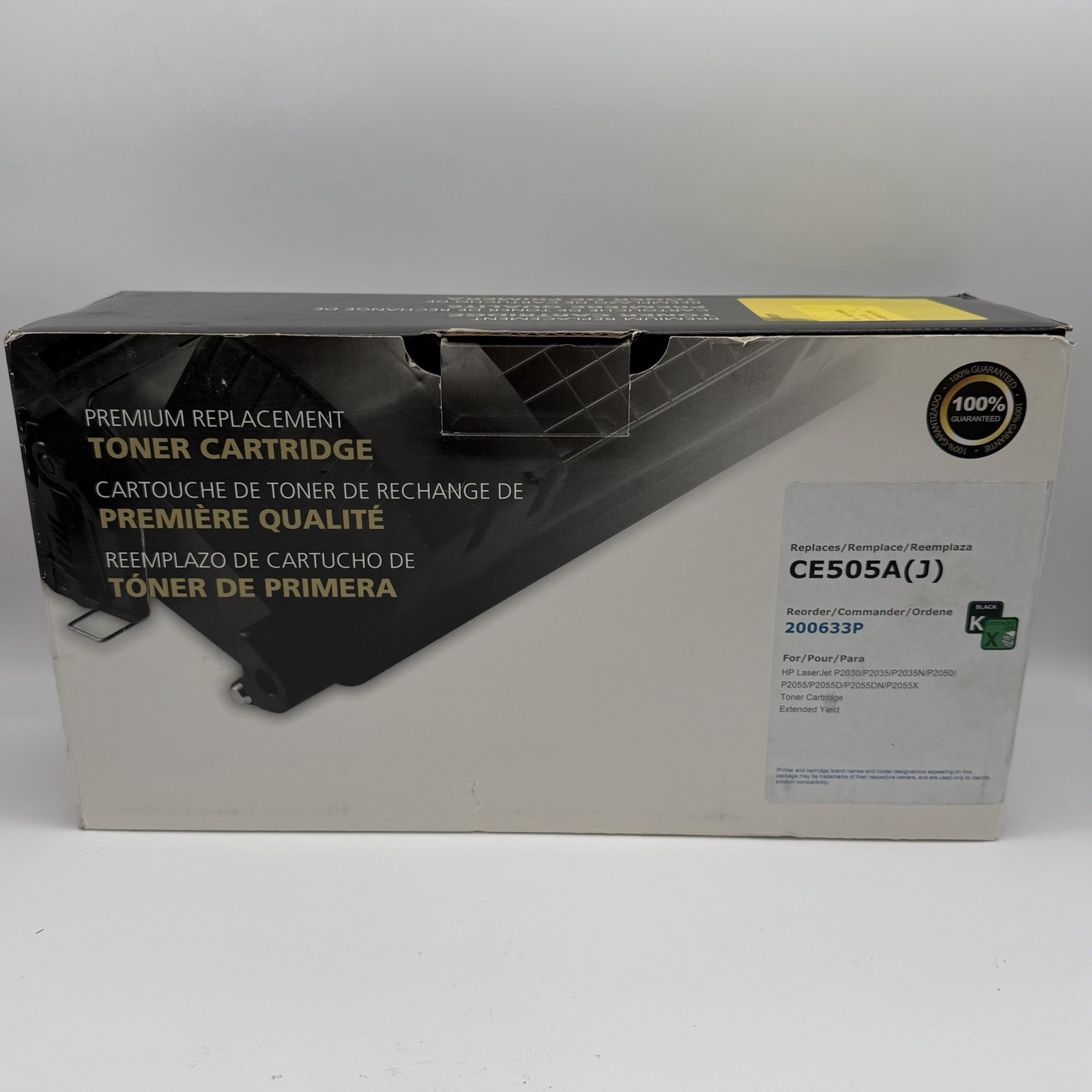 CE505A Compatible Black Toner Cartridge Extended Yield P2030 P2035 P2055 OpenBox