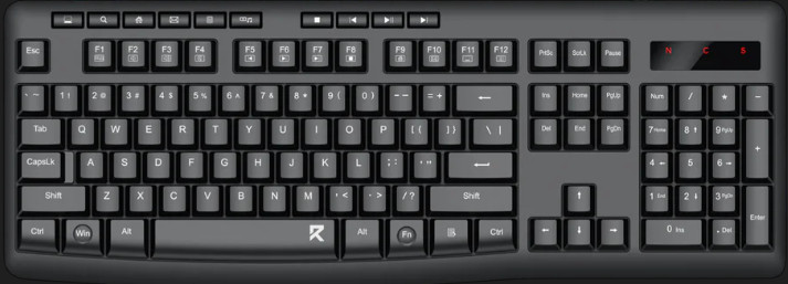 ReDragon BK-7366 Wired Membrane Keyboard – USB, Quiet Keys, Durable Design