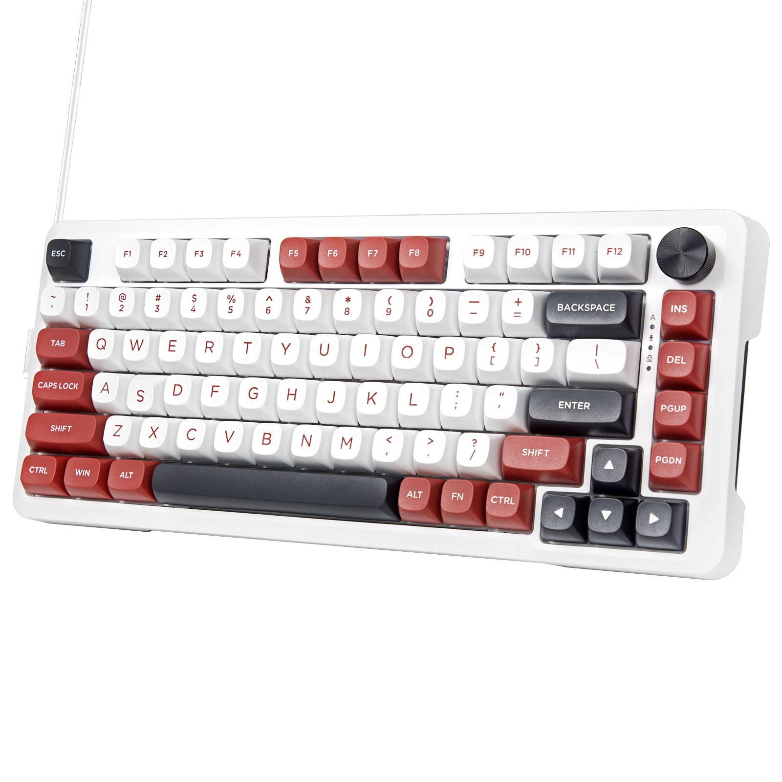 E-YOOSO 75% RGB Wired Mechanical Gaming Keyboard Gasket Structure Knob Control