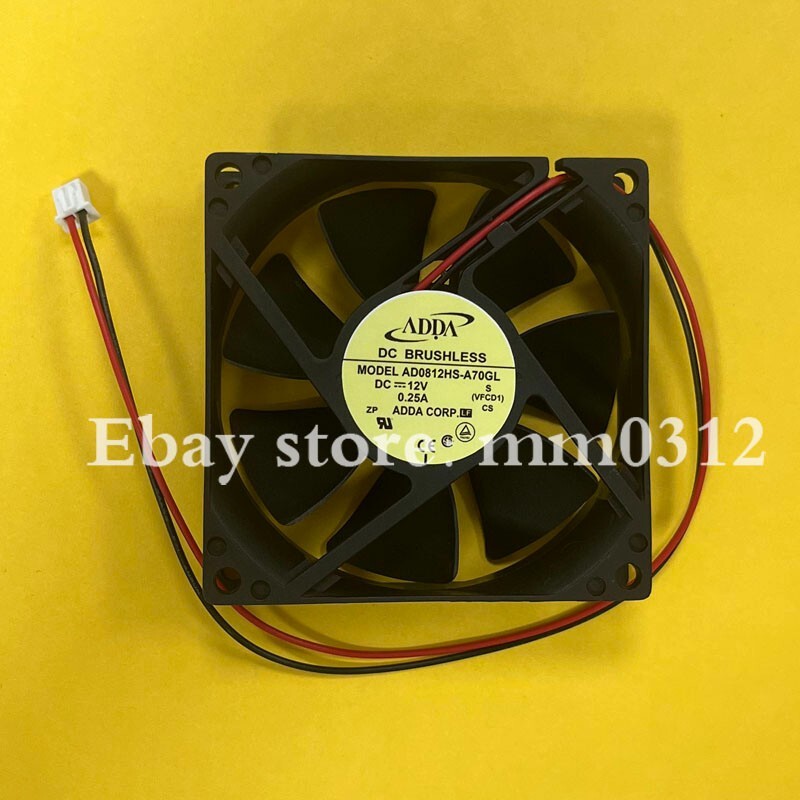 1pcs  ADDA  AD0812HS-A70GL 8025 12V 0.25A 8cm 8CM chassis Power supply fan