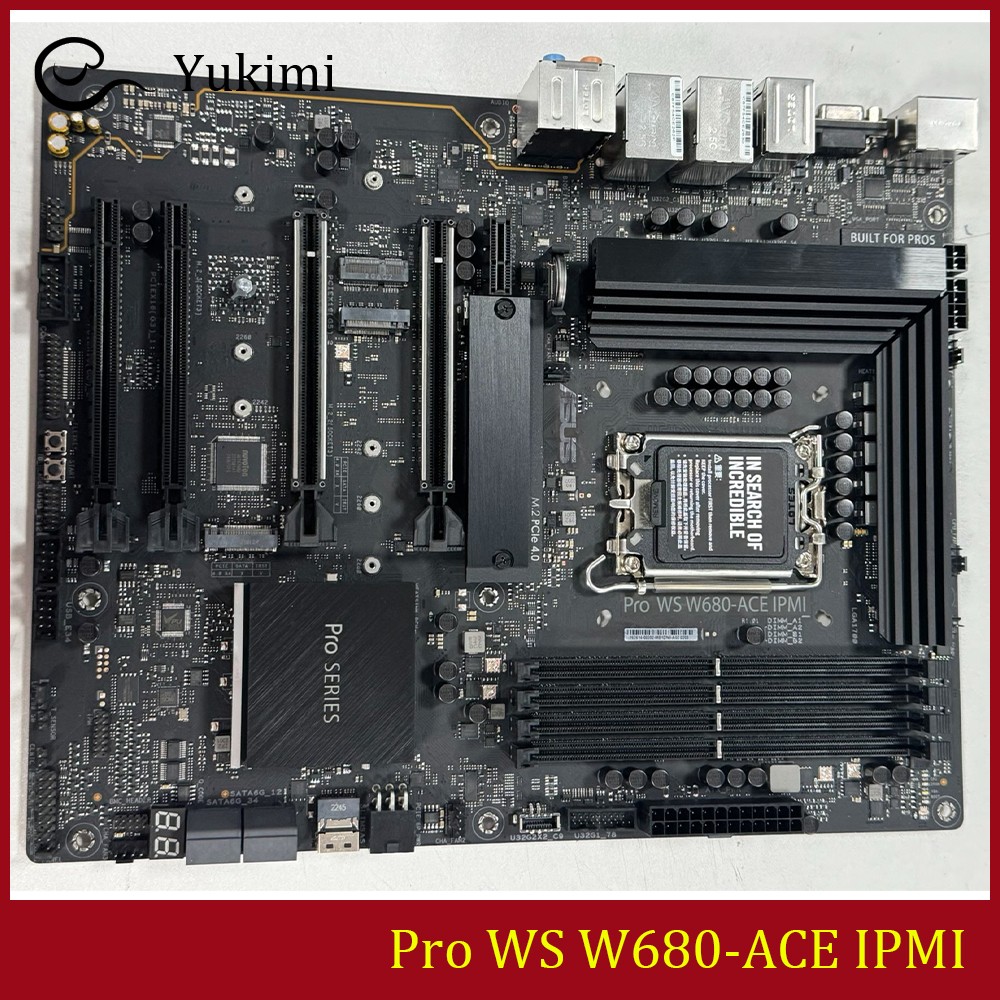 FOR ASUS Pro WS W680-ACE IPMI DDR5*4 192GB LGA1700 ATX Ｍotherboard Test OK