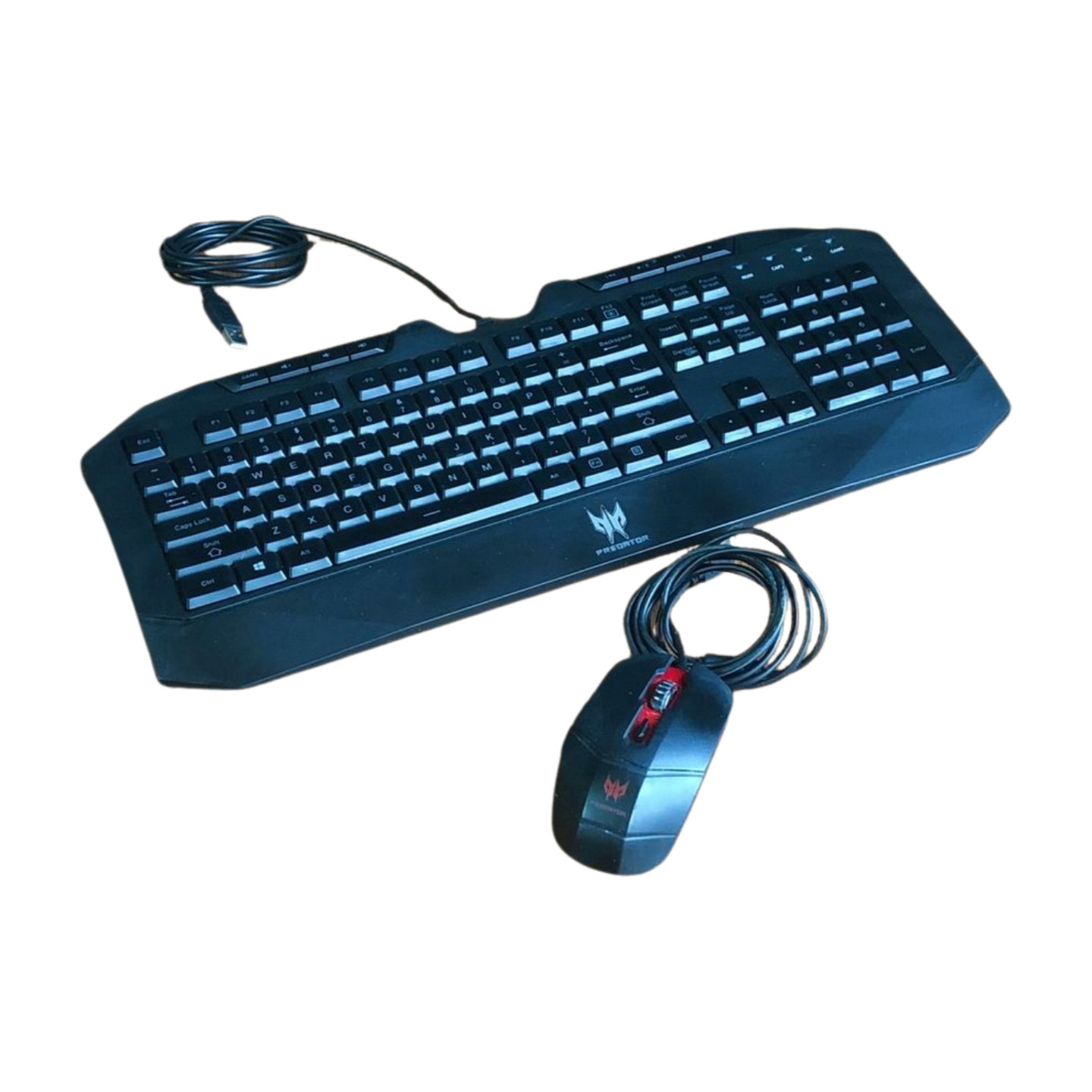 ACER Predator Gaming Wired Keyboard Model SK-9627 Black With Mouse
