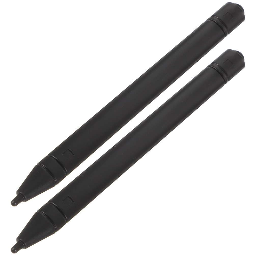 2 Pcs Graphic Tablets Pen Digital Stylus For Painting Drawing Design Black