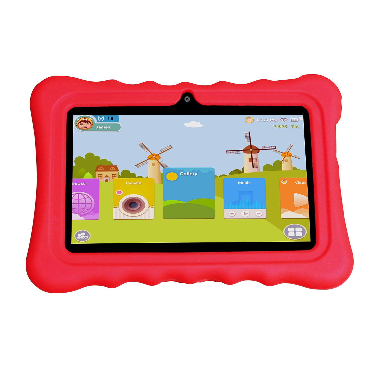 Kids Shockproof Case Cover with Stand For  7'' Universal Tablets High-quality