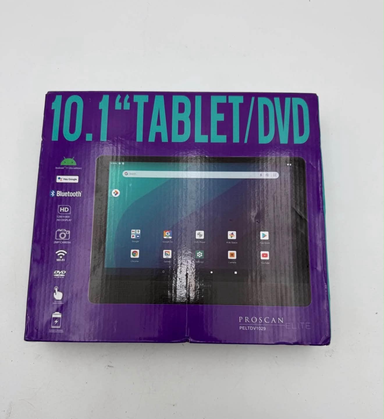 Proscan Elite 10.1” Android Tablet/DVD Player