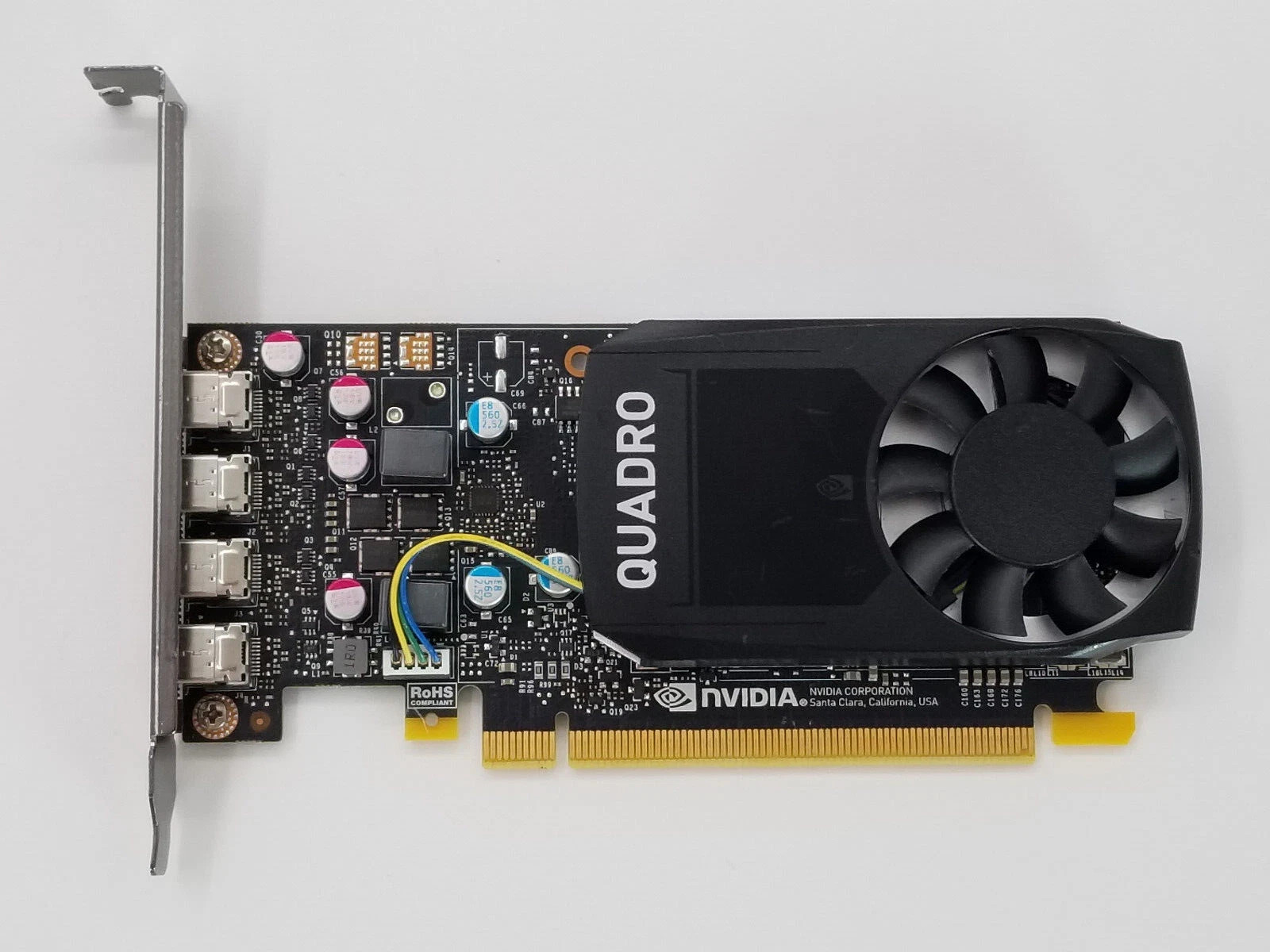 DELL NVIDIA Quadro P620 2GB GDDR5 Graphics Card High Profile Bracket 4x DPort.