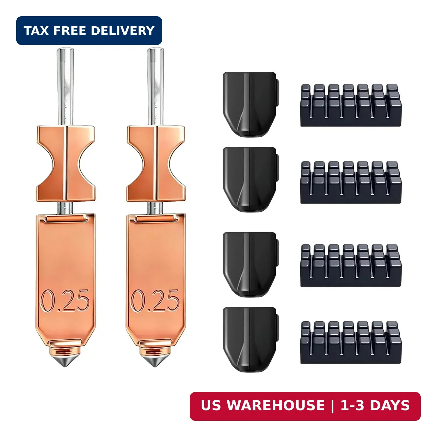 Upgraded AD5X Hotend Nozzle Kit for Flashforge, 2PCS 0.25mm All-Metal Hardened S
