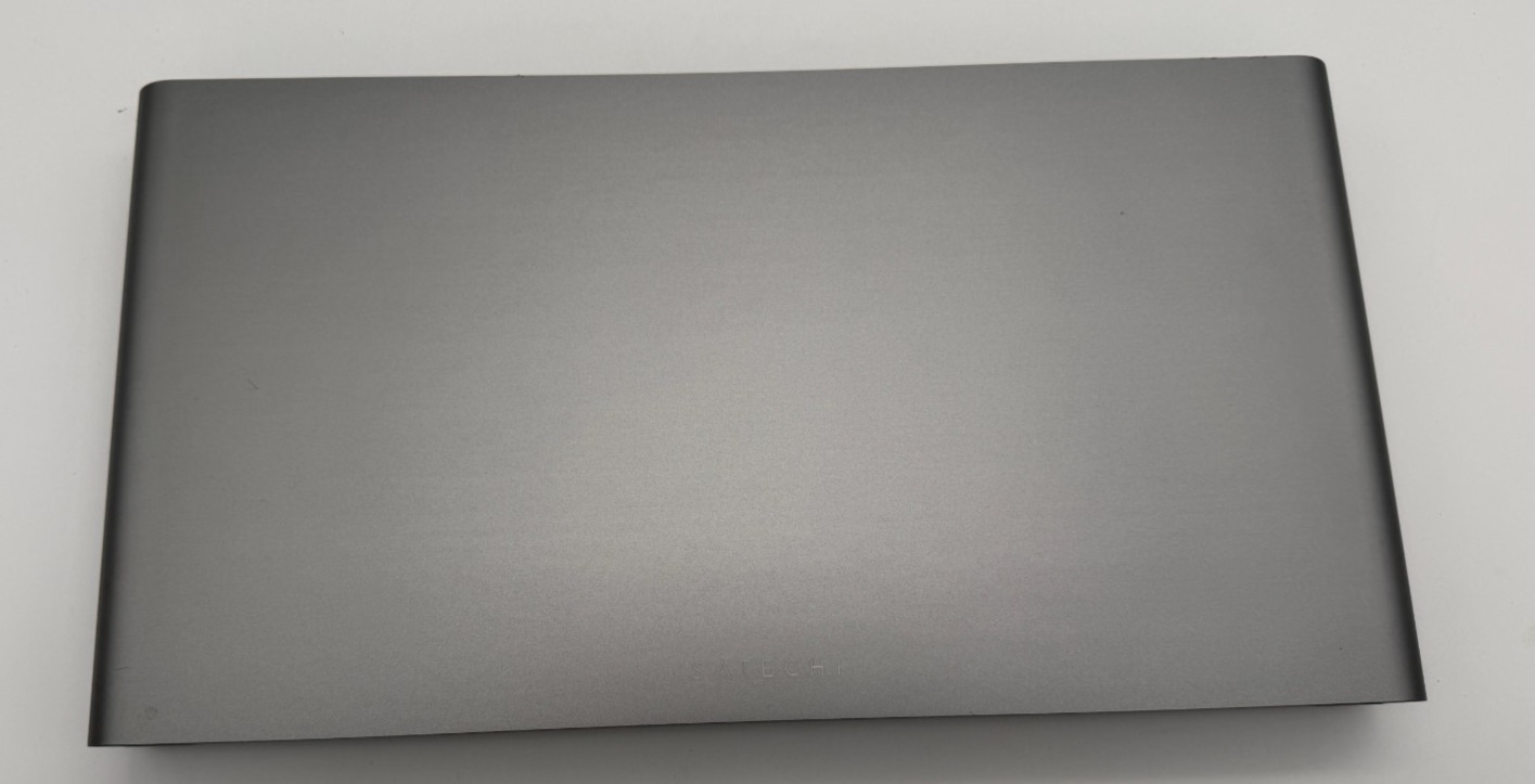 Satechi Aluminum Laptop/Monitor Riser Space Gray Great Shape NO HUB IN THIS USED