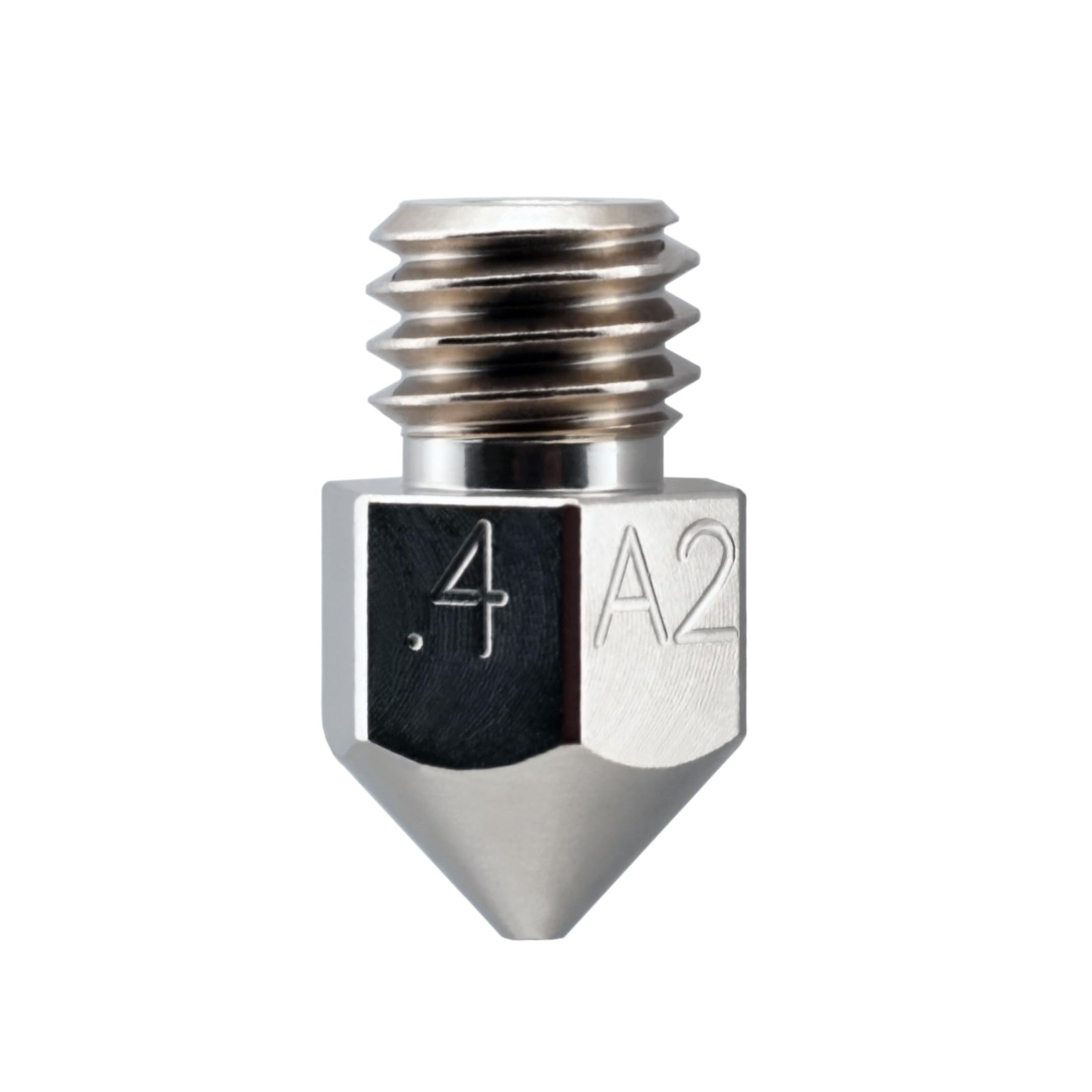Microswiss MK8 Plated A2 Tool Steel Wear Resistant Nozzle (MakerBot, CraftBot...