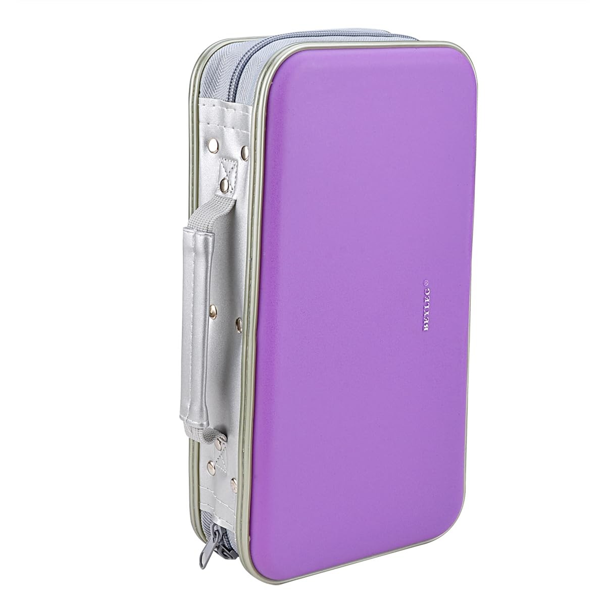 BEYLEG 96 Capacity CD DVD Blu-ray Hard Shell Storage Case Purple Japan Import