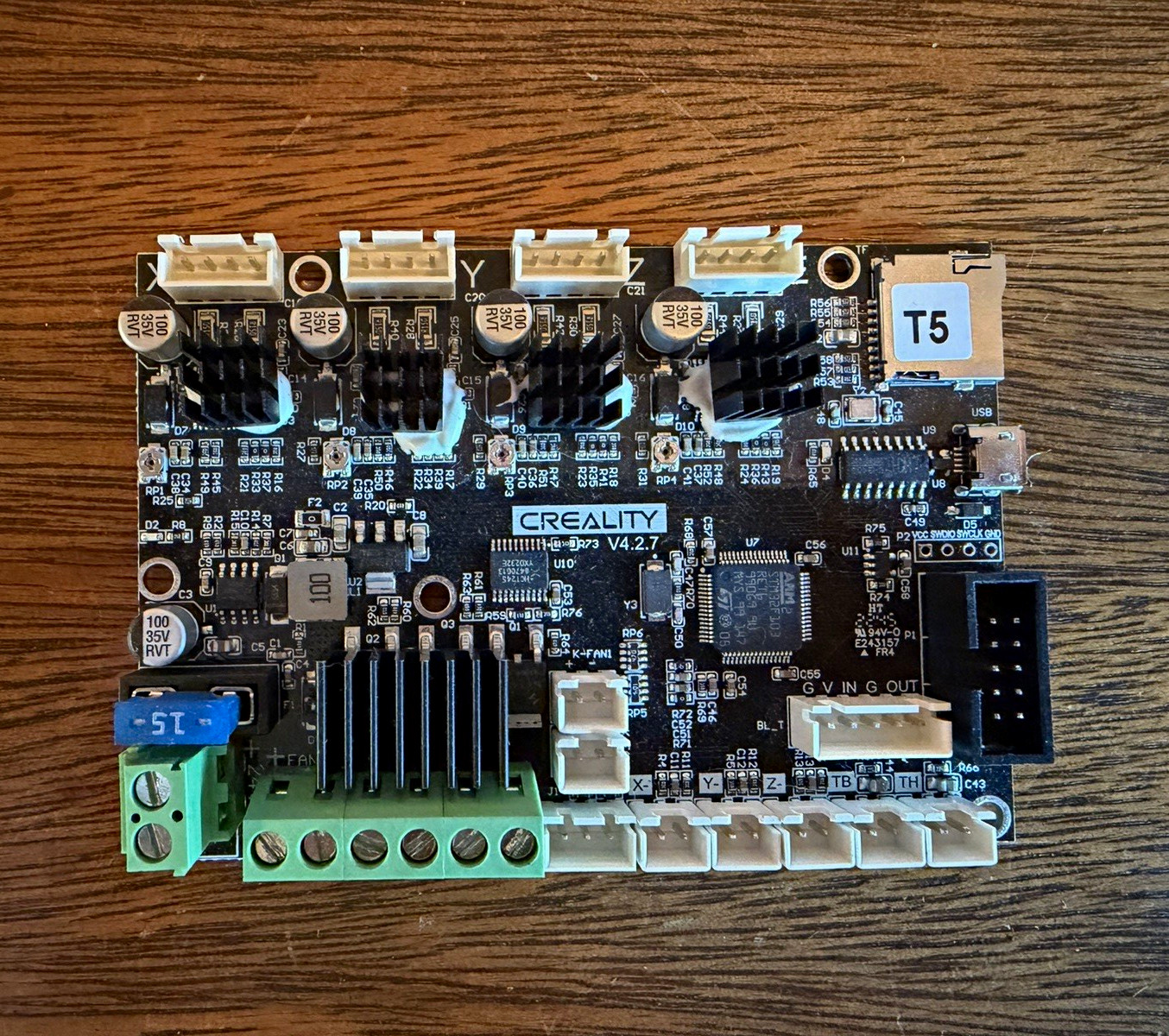 Creality V4.2.7 3D Printer Motherboard Mainboard Control Board PCB Black