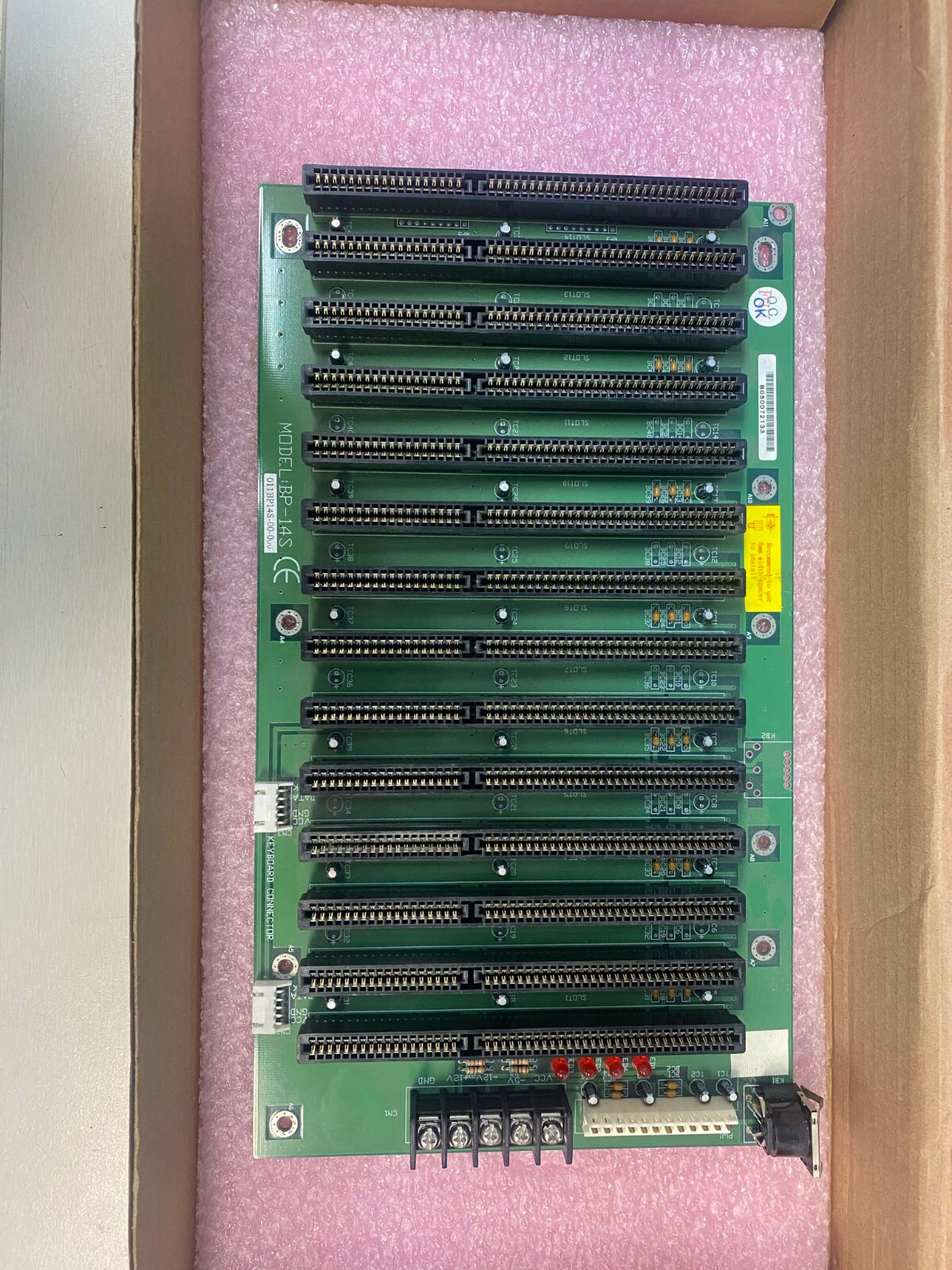 IEI BP-14S 14 SLOT BACKPLANE