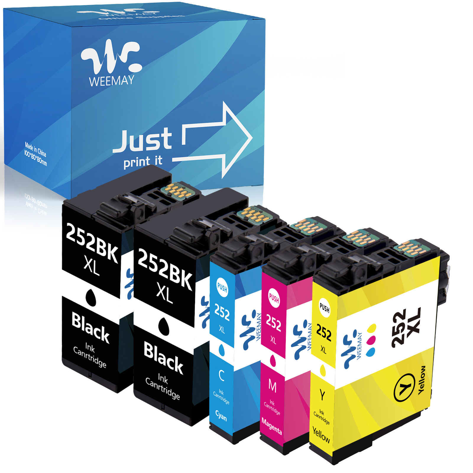 T252XL 252XL Ink Cartridge for Epson WorkForce WF-3620 WF-3640 WF-7110 printer