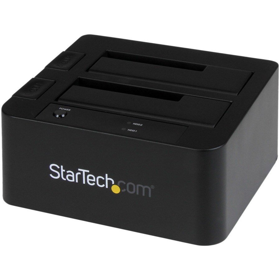 StarTech USB 3.0/eSATA Dual Hard Drive Docking Station for 2.5/3.5" SSD/HDD