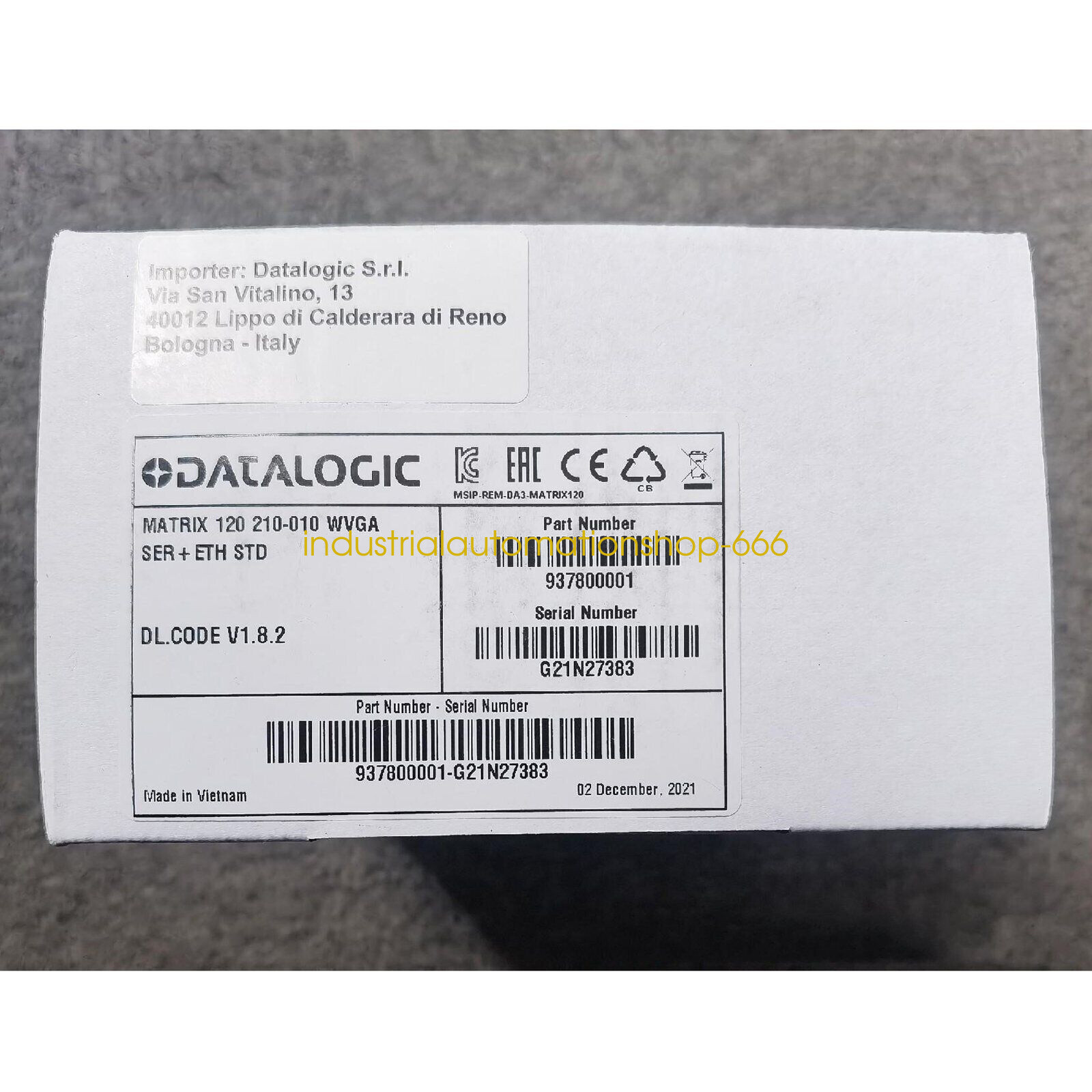 1PCS NEW DATALOGIC fixed barcode reader MATRIX 120 210-010 WVGA Via DHL or FedEX