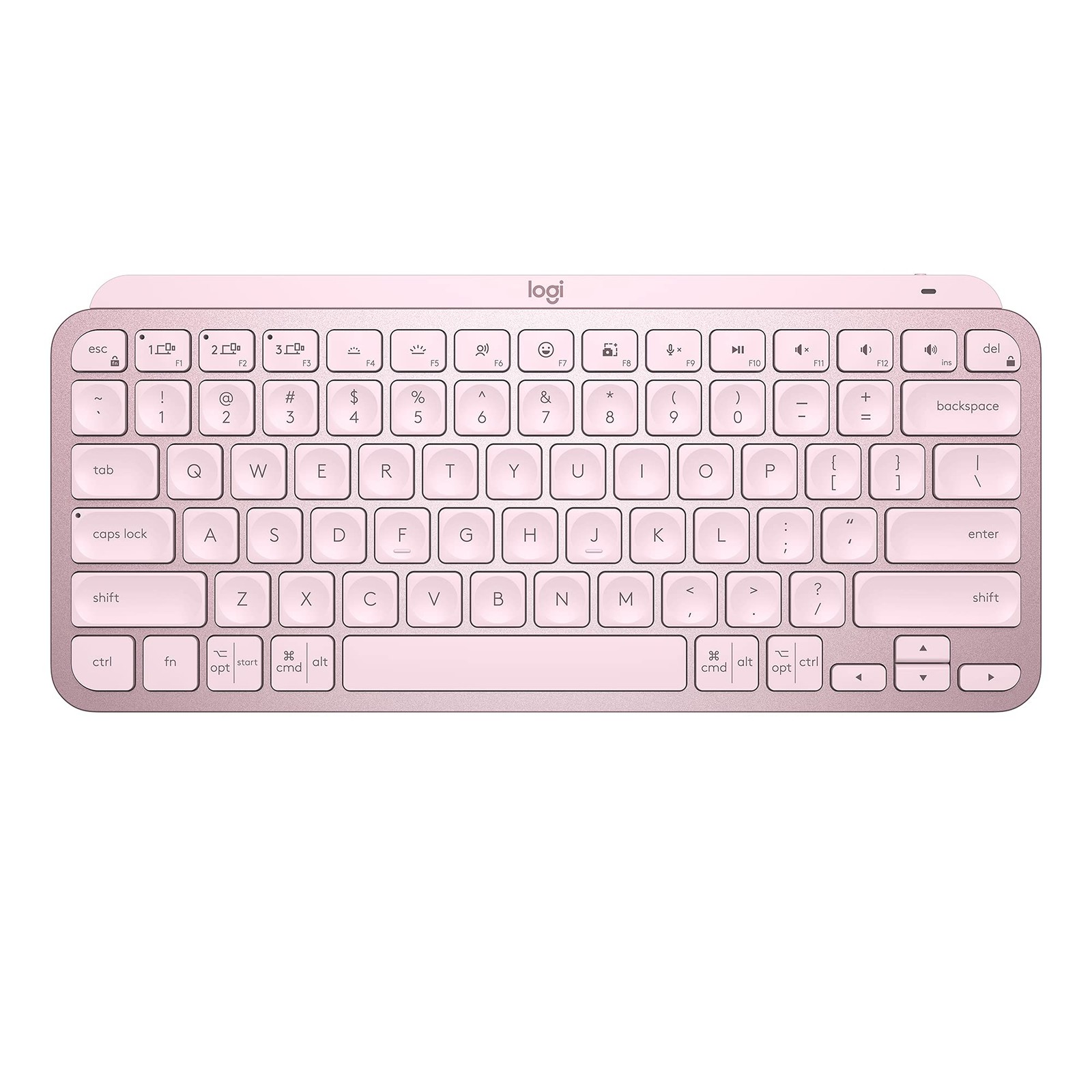 Logitech MX Keys Mini Minimalist Wireless Keyboard Rose SPANISH LAYOUT