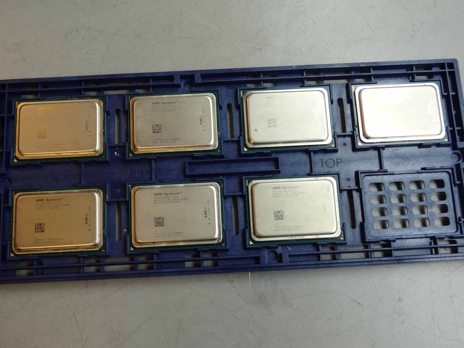 AMD Opteron 6172 2.1GHz 12- Core (OS6172WKTCEGO) Processor (Lot of 7) #TQ1611