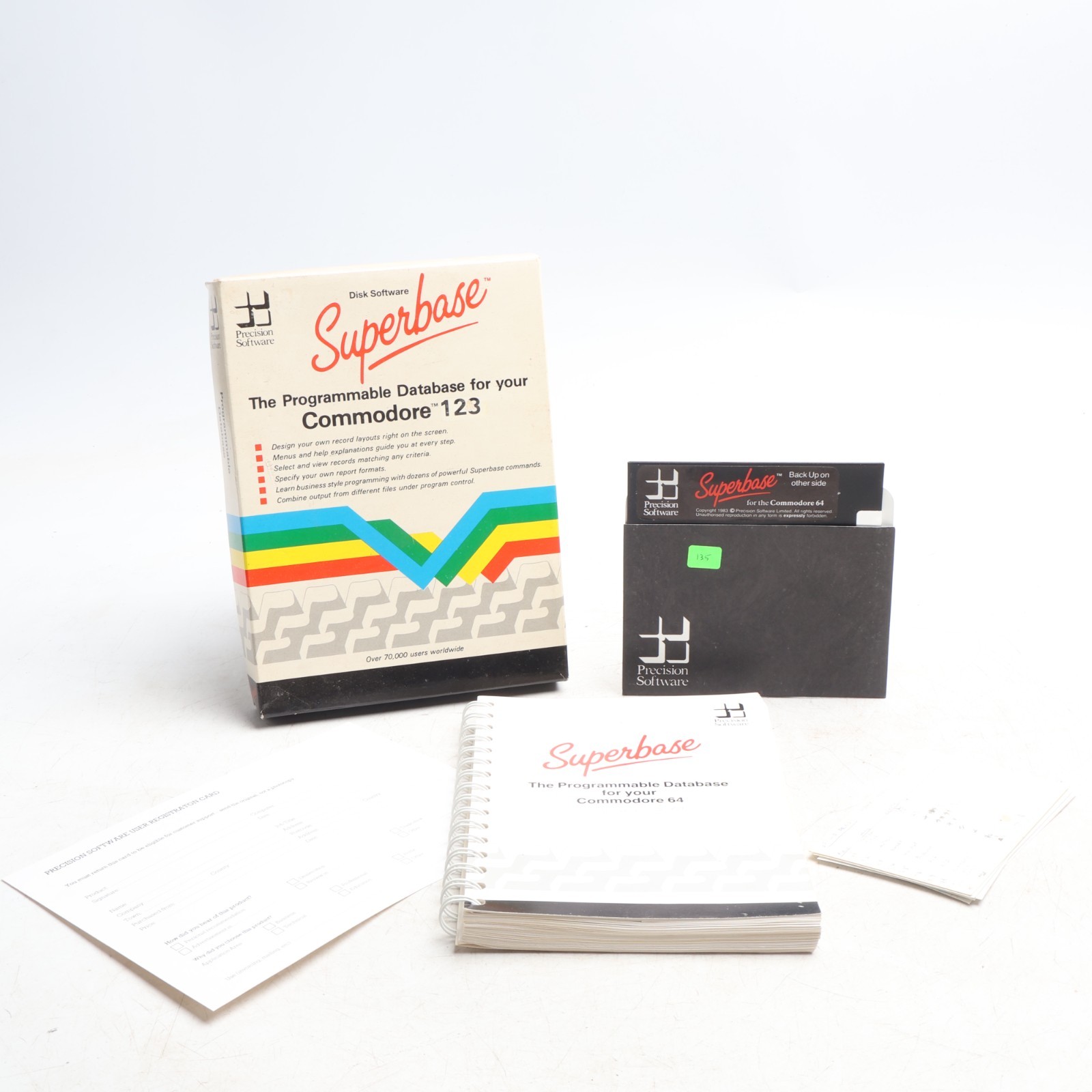 Superbase The Programmable Database For Your Commodore 128 box set