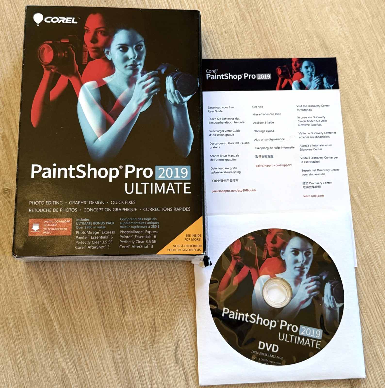 COREL PAINTSHOP PRO 2019 ULTIMATE PAINT SHOP PRO WINDOWS 10, 8 & 7