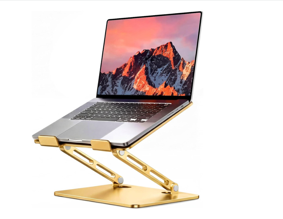 LOXP Adjustable Laptop Stand for Desk, Portable Airflow Laptop Riser Holder | Me