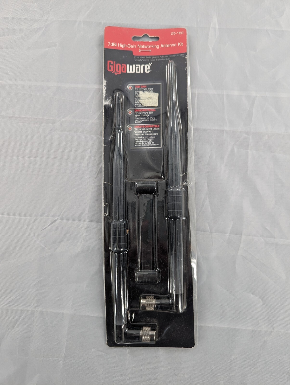 NEW RADIO SHACK GIGAWARE 7DBI HIGH GAIN ANTENNA NETWORKING KIT R-TNC
