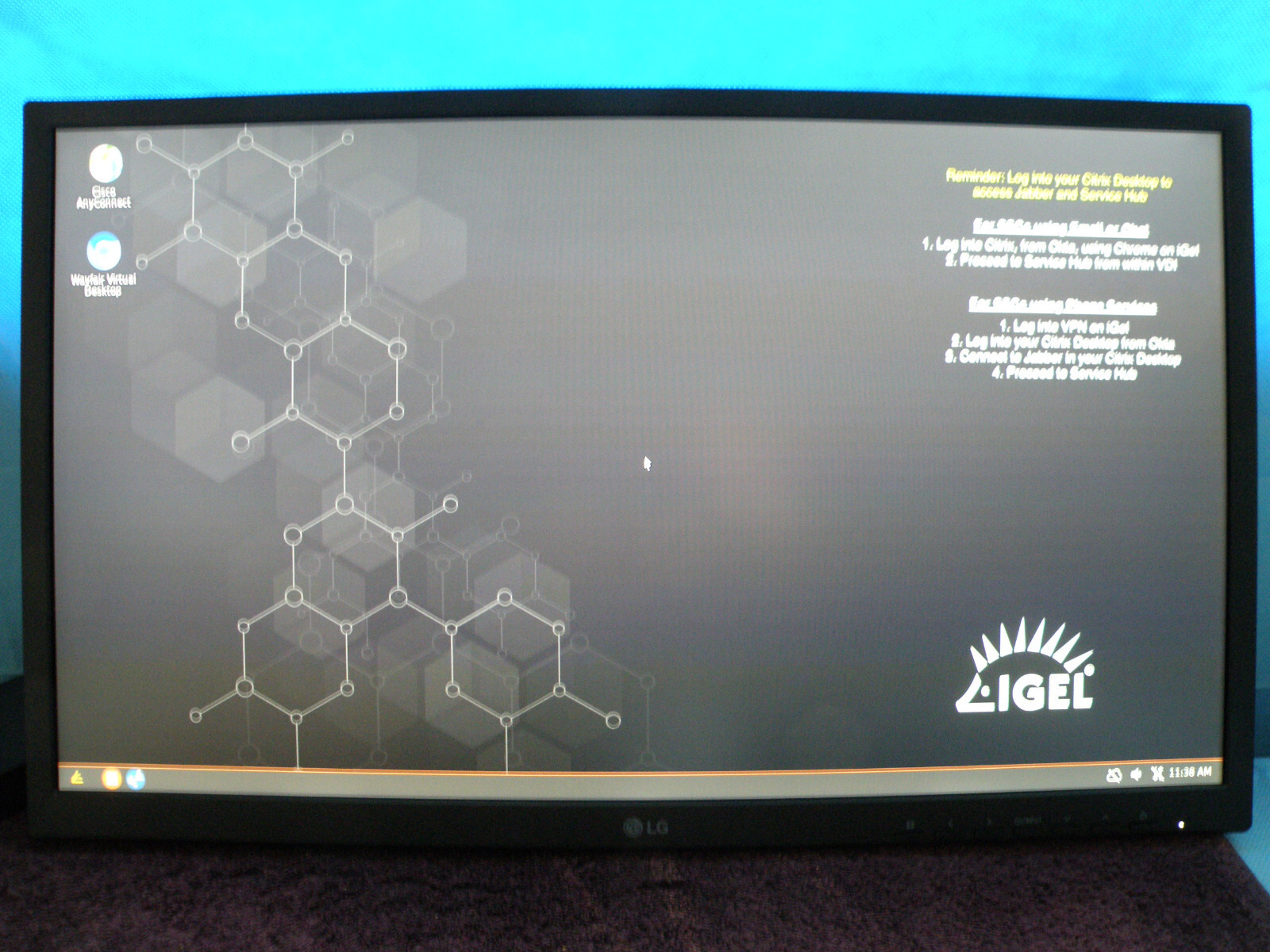 LG 24” Full HD IPS All-in-One Thin Client Quad-core Processor, w/Webcam, speaker