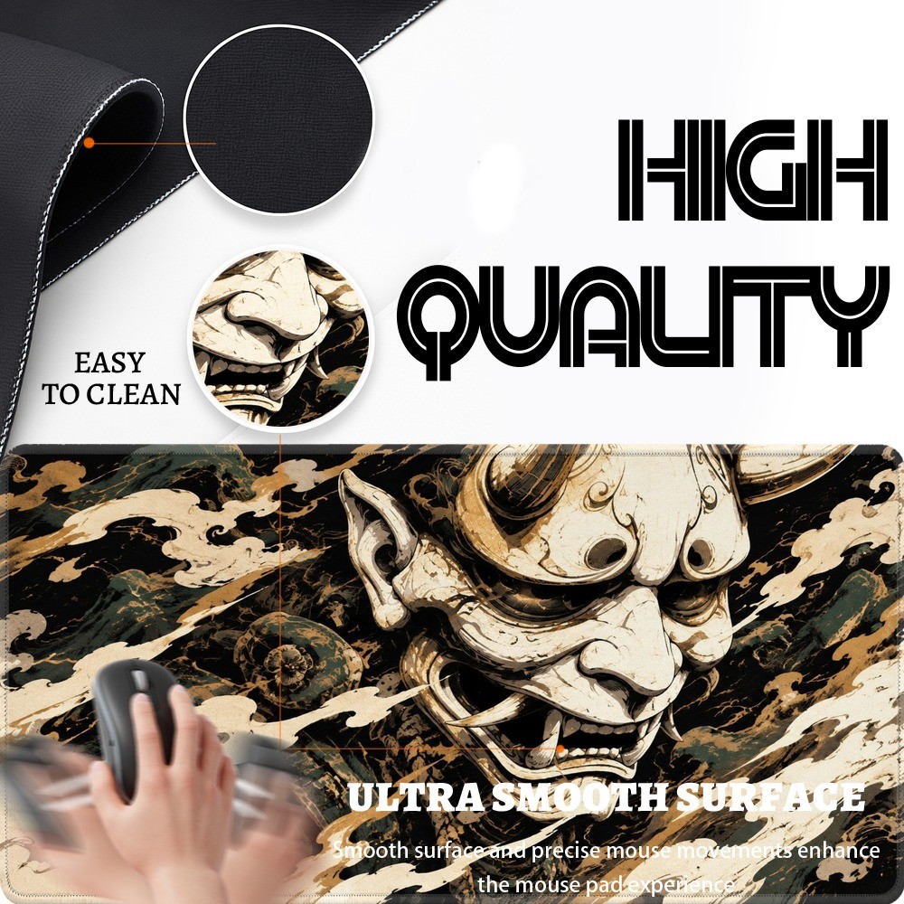 [ Class] 2D Flat Super Big Large Gaming Mouse Pad, Desktop Decoration Desk Pad