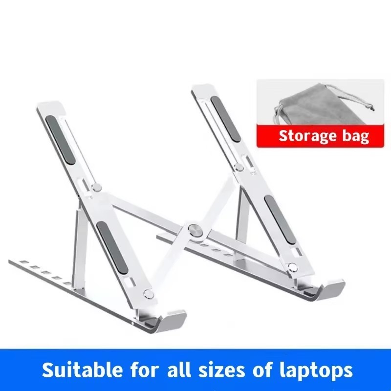 Foldable Aluminum Laptop Stand Adjustable Ergonomic Notebook Holder Support